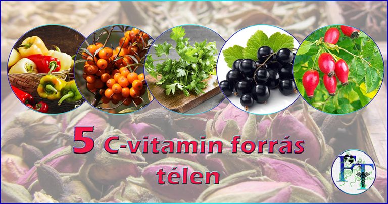 5 C vitamin forrás, 5 gyógynövény
